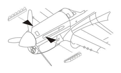 CMK P-40E Exhaust 1:72 (129-Q72200)
