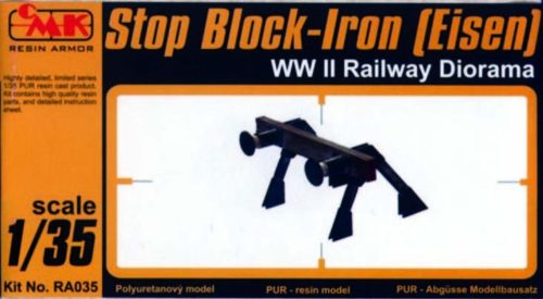 CMK Stop Block-Iron (Eisen) WW II Railway Diorama  (129-RA035)