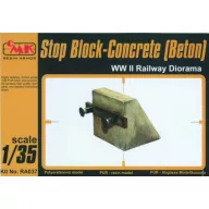   CMK Stop Block-Concrete (Beton) WW II Railway Diorama (129-RA037)