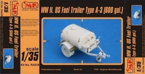 CMK US Fuel Trailer Type A-3 600 gal. 1:35 (129-RA039)