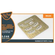   Clear Prop Accessories Ki-51 Sonia (all versions) PE parts for CP kits CP14401/CP14402/CP14403 1:144 (CPA144001)