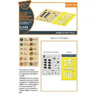   Clear Prop Accessories OV-1 A/JOV-1A Mohawk PE parts and painting mask for CP kits 1:144 (CPA144002)