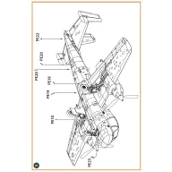   Clear Prop Accessories OV-1 A/JOV-1A Mohawk PE parts and painting mask for CP kits 1:144 (CPA144002)