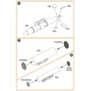 Clear Prop Accessories OV-1 A/JOV-1A Mohawk PE parts and painting mask for CP kits 1:144 (CPA144002)