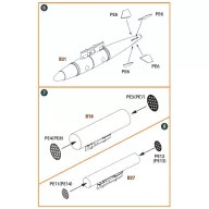   Clear Prop Accessories OV-1 A/JOV-1A Mohawk PE parts and painting mask for CP kits 1:144 (CPA144002)
