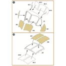 Clear Prop Accessories OV-1 A/JOV-1A Mohawk PE parts and painting mask for CP kits 1:144 (CPA144002)