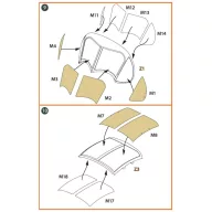   Clear Prop Accessories OV-1 A/JOV-1A Mohawk PE parts and painting mask for CP kits 1:144 (CPA144002)