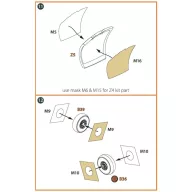   Clear Prop Accessories OV-1 A/JOV-1A Mohawk PE parts and painting mask for CP kits 1:144 (CPA144002)