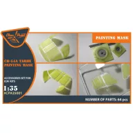   Clear Prop Accessories CH-54 painting mask for ICM kit 53054 1:35 (CPA35001)