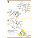 Clear Prop Accessories CH-54 painting mask for ICM kit 53054 1:35 (CPA35001)