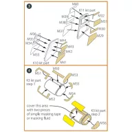   Clear Prop Accessories CH-54 painting mask for ICM kit 53054 1:35 (CPA35001)
