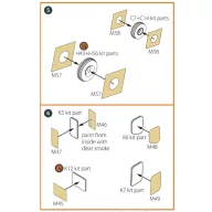   Clear Prop Accessories CH-54 painting mask for ICM kit 53054 1:35 (CPA35001)