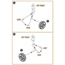 Clear Prop Accessories CH-54A Tarhe wheel set for ICM kits 1:35 (CPA35002)