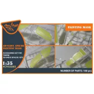  Clear Prop Accessories AH-64D/E Apache painting mask for TAKOM kit 1:35 (CPA35003)