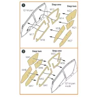   Clear Prop Accessories AH-64D/E Apache painting mask for TAKOM kit 1:35 (CPA35003)