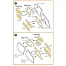 Clear Prop Accessories AH-64D/E Apache painting mask for TAKOM kit 1:35 (CPA35003)