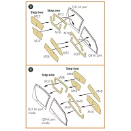   Clear Prop Accessories AH-64D/E Apache painting mask for TAKOM kit 1:35 (CPA35003)