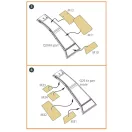 Clear Prop Accessories AH-64D/E Apache painting mask for TAKOM kit 1:35 (CPA35003)