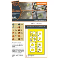   Clear Prop Accessories TB.2 painting mask for CP kits 1:35 (CPA35005)