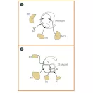 Clear Prop Accessories TB.2 painting mask for CP kits 1:35 (CPA35005)