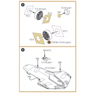   Clear Prop Accessories TB.2 painting mask for CP kits 1:35 (CPA35005)