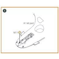   Clear Prop Accessories TB.2 painting mask for CP kits 1:35 (CPA35005)