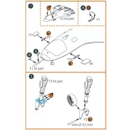   Clear Prop Accessories TB.2 PE parts for CP kit 1:35 (CPA35006)