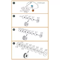   Clear Prop Accessories TB.2 PE parts for CP kit 1:35 (CPA35006)