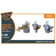   Clear Prop Accessories WWII gun sights (PAK-1, PBP-1A, PBP-1B) 1:48 (CPA48002)
