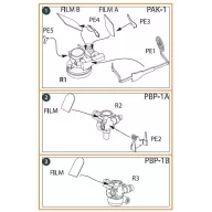  Clear Prop Accessories WWII gun sights (PAK-1, PBP-1A, PBP-1B) 1:48 (CPA48002)