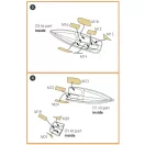 Clear Prop Accessories XA2D-1 Skyshark painting mask for CP kit CP4802 1:48 (CPA48003)