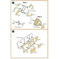   Clear Prop Accessories OV-10 A/D Bronko double-sided painting mask for ICM kits 48300/48301 1:48 (CPA48011)