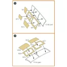 Clear Prop Accessories OV-10 A/D Bronko double-sided painting mask for ICM kits 48300/48301 1:48 (CPA48011)