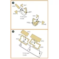   Clear Prop Accessories OV-10 A/D Bronko double-sided painting mask for ICM kits 48300/48301 1:48 (CPA48011)
