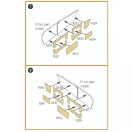 Clear Prop Accessories OV-10 A/D Bronko double-sided painting mask for ICM kits 48300/48301 1:48 (CPA48011)