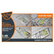   Clear Prop Accessories SR-71A BLACKBIRD painting mask for Revell kit 1:48 (CPA48013)