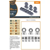 Clear Prop Accessories TB.2 wheel set 1:48 (CPA48017)