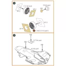 Clear Prop Accessories TB.2 painting mask for CP kits 1:48 (CPA48018)