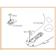  Clear Prop Accessories TB.2 painting mask for CP kits 1:48 (CPA48018)