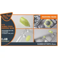   Clear Prop Accessories I-16 (early version) painting mask for CP kit 1:48 (CPA48020)