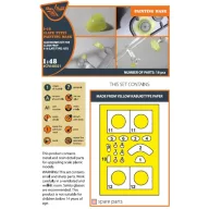   Clear Prop Accessories I-16 (late version) painting mask for CP kit 1:48 (CPA48021)