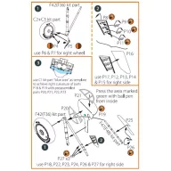   Clear Prop Accessories I-16 type 5 EXTERIOR PE parts for CP kits 1:48 (CPA48023)