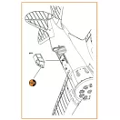 Clear Prop Accessories I-16 vacuum formed canopy (early version) for CP kit 1:48 (CPA48024)