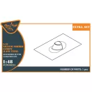 Clear Prop Accessories I-16 vacuum formed canopy (late version) for CP kit 1:48 (CPA48025)