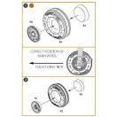 Clear Prop Accessories F-35A wheel set 1:48 (CPA48033)