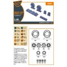 Clear Prop Accessories Mirage-2000 wheel set 1:48 (CPA48035)