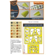   Clear Prop Accessories A-10C double-sided painting mask for ACADEMY kit 1:48 (CPA48036)