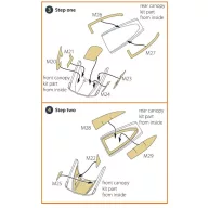   Clear Prop Accessories A-10C double-sided painting mask for ACADEMY kit 1:48 (CPA48036)