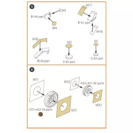   Clear Prop Accessories A-10C double-sided painting mask for ACADEMY kit 1:48 (CPA48036)
