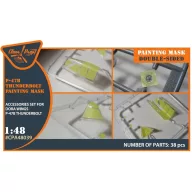   Clear Prop Accessories P-47B Thunderbolt double-sided painting mask for Dora Wings kit 1:48 (CPA48039)